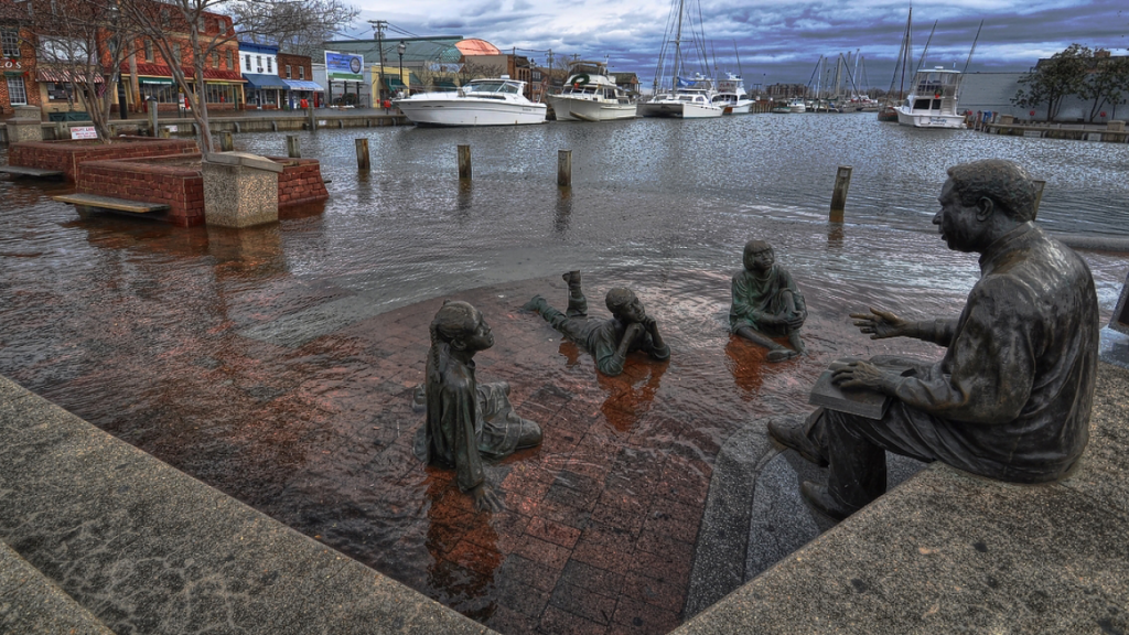 Image of rising sea level in Annapolis